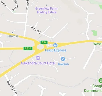 map for Tesco Express