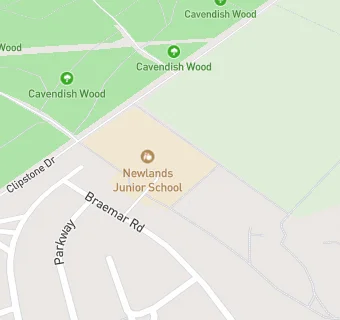 map for Newlands Junior School