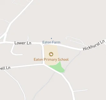 map for Eaton Primary School