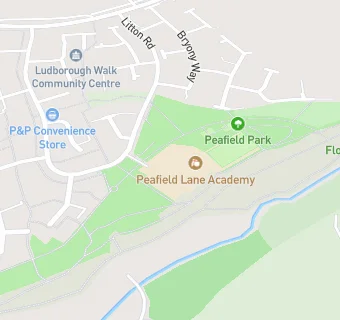 map for Peafield Lane Academy