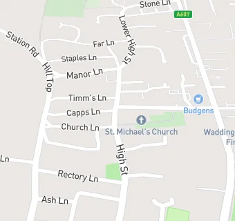 map for St Pauls Nursing Home