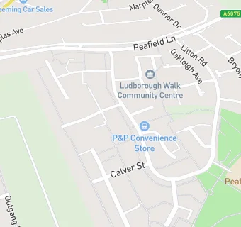 map for Peafield Lane Academy