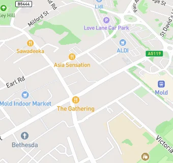 map for Thai Kitchen Takeaway