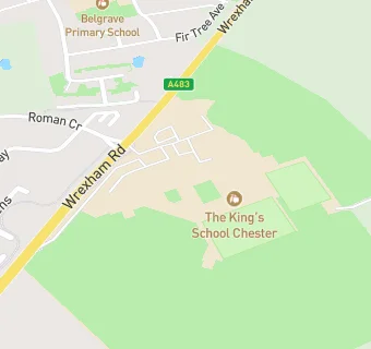 map for The Kings School Chester