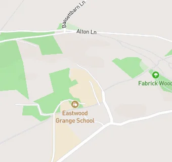 map for Eastwood Grange School