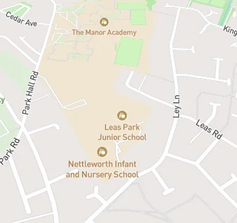 map for Leas Park Junior School