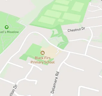 map for Black Firs Primary School