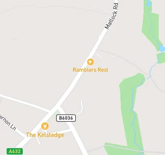 map for Kelstedge Inn