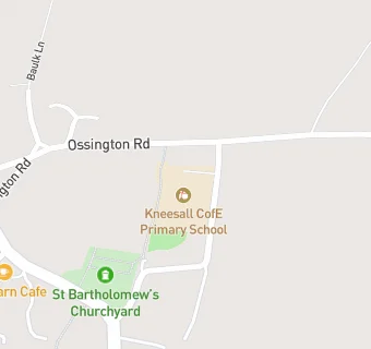 map for Kneesall CofE Primary School