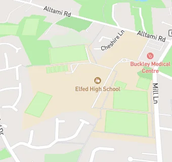 map for Elfed High School