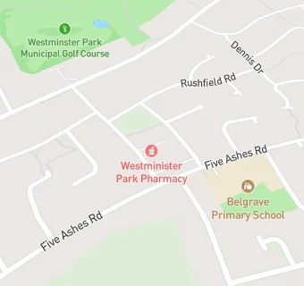 map for Westminster Park Pharmacy