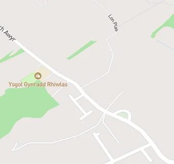 map for Ysgol Gynradd Waen Pentir