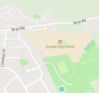 map for Argoed High School