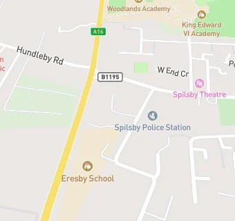 map for Eresby School