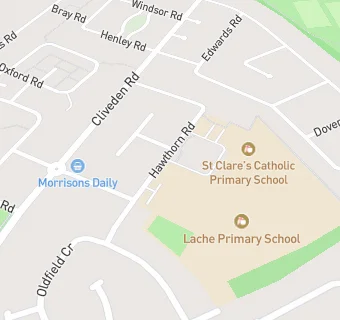 map for Lache Primary School