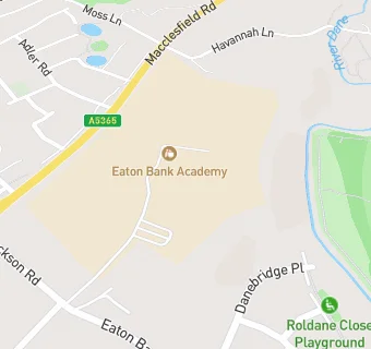 map for Eaton Bank School