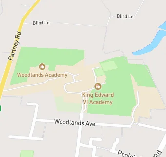 map for King Edward Vi Academy