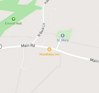 map for The Hundleby Inn