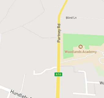 map for Woodlands Academy