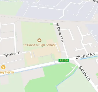 map for St David's High School