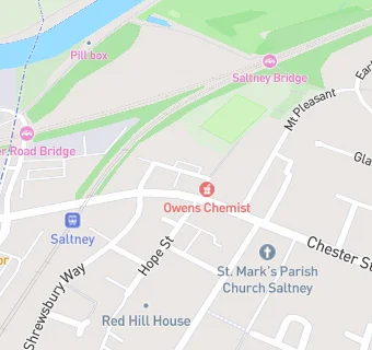 map for Owen's Chemist