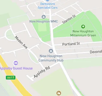 map for New Houghton Community Hub