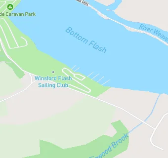 map for Winsford Flash Sailing Club