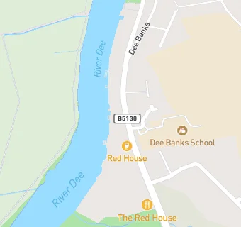 map for Dee Banks School