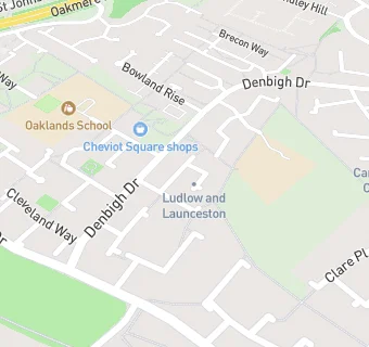 map for Launceston Close Surgery