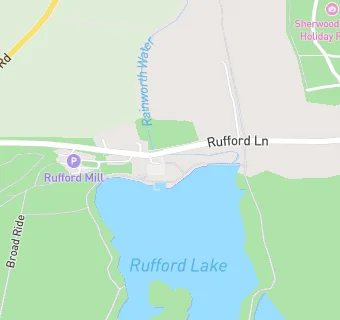 map for Rufford Park Golf Centre