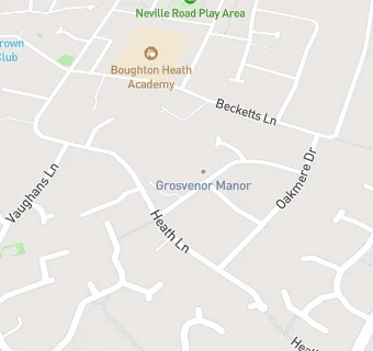 map for Grosvenor Manor Care Centre