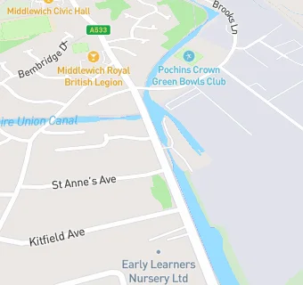 map for Kings Lock Inn