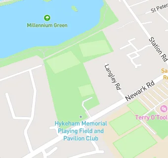 map for Hykeham PFA Sports & Social Club