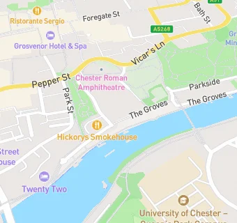 map for Riverside Takeaway