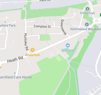 map for Staffa Health - Holmewood