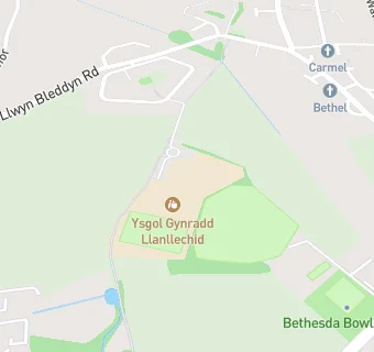 map for Ysgol Gynradd Llanllechid