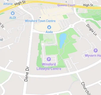 map for Winsford Lifestyle Centre