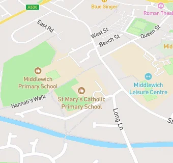 map for St Mary's Catholic Primary School