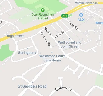 map for WESTWOOD COURT (WINSFORD) LIMITED