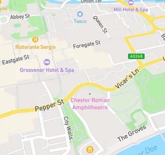 map for Travelodge Chester