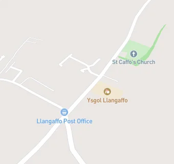 map for Ysgol Llangaffo