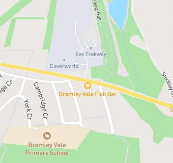 map for Vale Stores