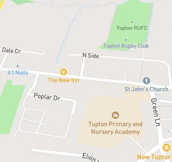 map for Tupton Primary School