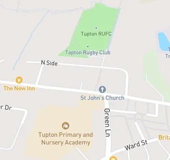 map for New Tupton Community Social Club Ltd