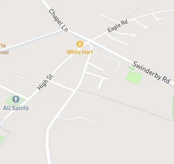 map for North Scarle Village Hall