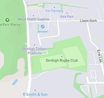 map for Clwb Rygbi Dinbych - Denbigh Rugby Club