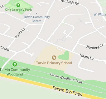 map for Tarvin Pre School and Day Nursery