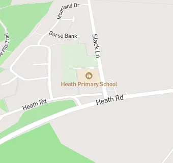 map for Heath Primary School