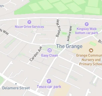 map for Grange Takeaway