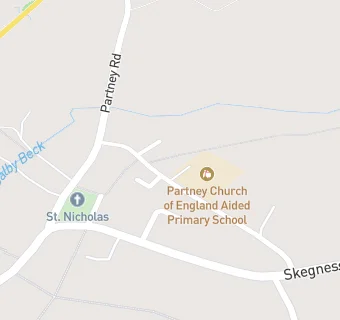 map for Partney Primary School